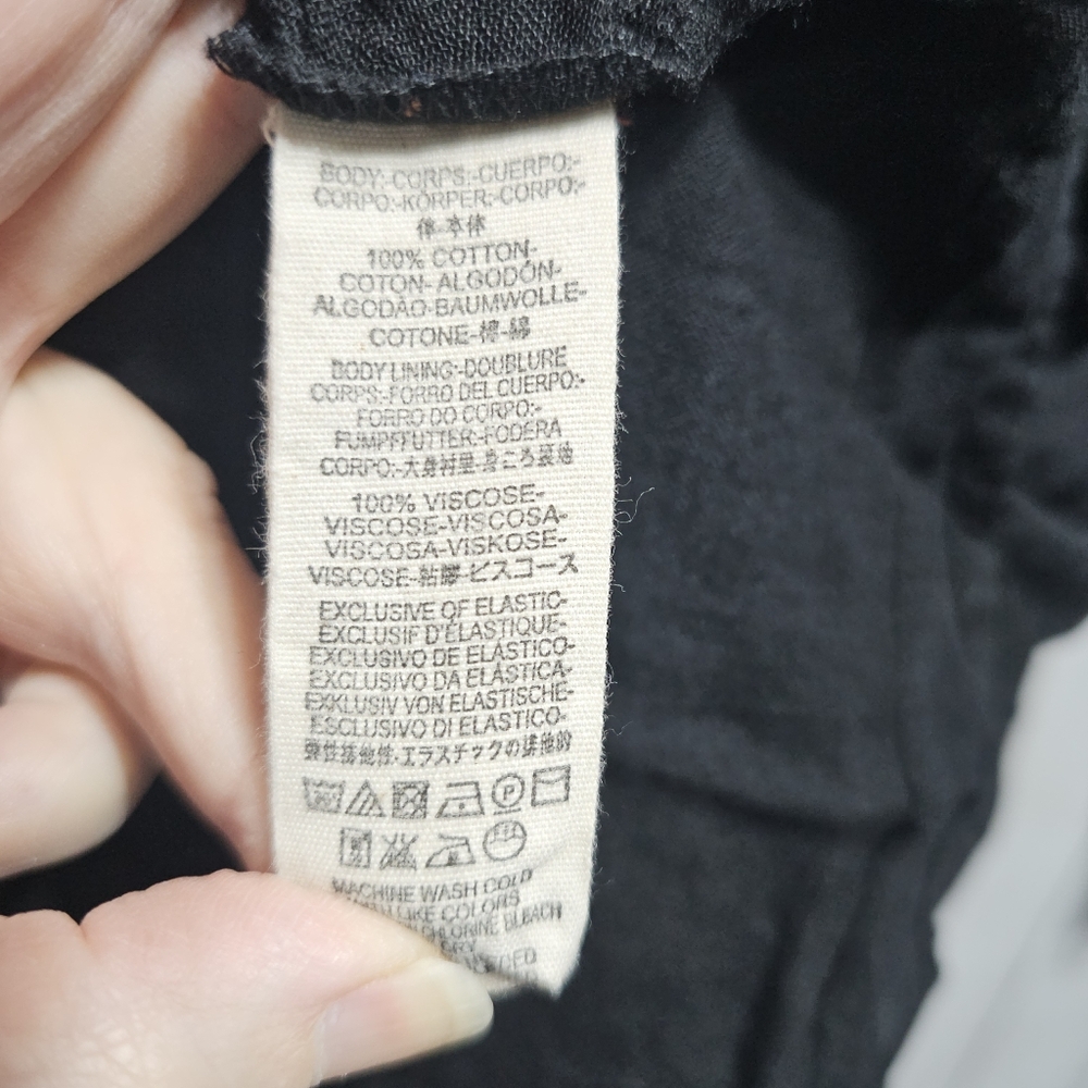 Free People Sugarpie Sexy Black Cotton Swissdot Embroidered Mini Dress Size XS. - Picture 10 of 13